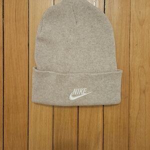 FREE New Nike Beige Knit Beanie